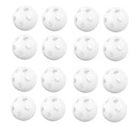 Gogogmee 80 Piezas Bolas de Sonajero Blancas para Juguetes DIY Insertos de Plástico Duraderos para Muñecos de Peluche Estimuladores Sensoriales Seguros para Bebés Accesorios de Ruido para