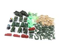 Gogogmee 88 Piezas Figuras Militares de Plástico Modelos de Soldaditos para Kit de Maquetas de Ejército para Decoración Educativa