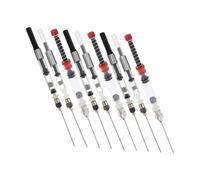 Gogogmee 9 piezas Absorbedor de Tinta Recargable para Plumas Estilográficas Compatibles Sistema Conversor para Caligrafía Compacto y Fácil de Usar Accesorios para Escritura