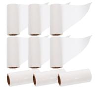Gogogmee 9 Recambios de Rodillo Quitapelusas Adhesivos 30 Hojas por Rollo Mini Tamaño Compacto para Eliminar Pelo de Mascotas y Pelusa en Ropa Muebles y Viaje