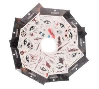 Gogogmee 9hojas Pegatinas De Tatuajes De Halloween De Cicatrices Falsas Para Maquillaje De Fiesta Impermeables y Realistas Para Cosplay y Disfraces