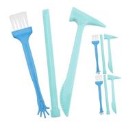 Gogogmee 9juegos Kit De Herramientas De Excavación para Incluye Martillo Cepillo Pequeño y Cincel Juguete De Aprendizaje para Excavar Casa Patio