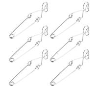 Gogogmee Abrazadera Metálica de Laboratorio Grande para Tubos de Ensayo y Matraces Pinza Resistente a Altas Temperaturas Soporte Químico Seguro Set de 6 Piezas para Uso Científico