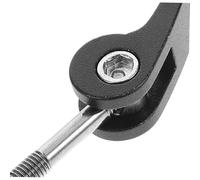Gogogmee Abrazadera Rápida para Sillín de Bicicleta de Aleación de Aluminio Tornillo de Liberación con Orificio Compatible con Bicicletas Plegables Ajuste Seguro y Versátil para de Asiento