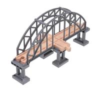 Gogogmee Accesorio de Puente Gris para Tren de Juguete Educativo de Vías para y Desarrollo Infantil