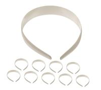 Gogogmee Accesorios Para El Cabello Para Mujer 10 Unidades Diadema Lisa Diadema Gruesa De Plástico Para Manualidades