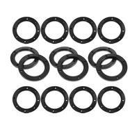 Gogogmee Adaptadores Espaciadores para Altavoces de Coche de Plástico Negro, Anillos Elevadores de 4 Pulgadas (9,2 Cm) para Montaje Seguro, Kit de 10 Pares para Aislamiento