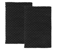 Gogogmee Alfombrilla Insonorizante para Coche Negra 50x80 Cm, 2 Piezas, Espuma de Aislamiento Acústico Resistente a Altas Temperaturas, Reducción de Ruido para Puertas y Maletero,