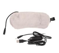 Gogogmee Antifaz Electrónico con Control de Temperatura Parche de Vapor Recargable USB Máscara de Ojos para Dormir Portátil Compresa Caliente para Aliviar Fatiga Ocular Hombres y Mujeres