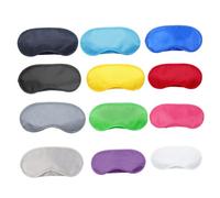 Gogogmee Antifaz y Correas Elásticas de Poliéster Ligero y Cómodo para Dormir Multicolores 25 Piezas para Niños y Hombres Adecuado para Viajar en Tren