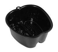 Gogogmee Bañera Para Pies Negra 1 Unidad Cubo Para Lavar Los Pies Función De Conservación Del Calor Para Uso Doméstico y Masaje Relajante De Piernas