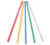 Gogogmee Barras de Encuadernación A4 50 Piezas, Clips de Plástico para Carpetas Deslizantes, 0.9 Cm Sólido, Colores, Accesorios para Oficina y Escuela