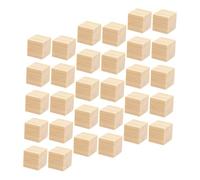 Gogogmee Bloques De Construcción De Madera Bloques Cúbicos Pequeños para Juguete Educativo Temprano para Aprender Geometría Caja