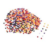 Gogogmee Bolas de Plástico Sólidas 10 MM Juego de 600 Unidades para Contar Números Aprendizaje de Probabilidad y Juegos Tradicionales Infantiles