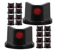 Gogogmee Boquillas de Pulverización para Latas de Pintura en Aerosol 30 Piezas Negras Puntas Resistentes al Agua para Pintura Spray Artística Accesorios para Manualidades