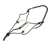 Gogogmee Cabezada para Caballos Ajustable de Poliéster Trenzado Cabestro sin Bocado Estilo Western Cuerda con Múltiples Lazos Resistente para Entrenamiento y Equitación Color Aleatorio