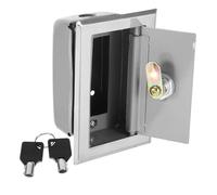 Gogogmee Caja de Interruptor para Persianas Eléctricas con Mecanismo de Bloqueo, Recinto Vacío y 2 Llaves, Compatible con Motor Puerta Garaje, Botón Oculto para Control Seguro, Instalación