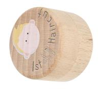 Gogogmee Caja de Recuerdos para Niña de Madera para Primer Corte de Pelo Almacenamiento Seguro para Mechones Caja de Recuerdo para Recién Nacidos Diseño Encantador para Guardería