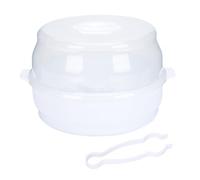 Gogogmee Caja Esterilizadora para Biberones y Chupetes Capacidad Grande, Material Pp, Portátil para Uso en Microondas en Casa y Exteriores