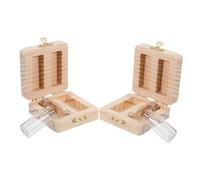 Gogogmee Caja Preservación Recuerdos Niña para Cabello Fetal y Cordón Umbilical Diseño Espacioso y Protector Almacenamiento Seguro para Niña Regalo Elegante para Padres Primerizos