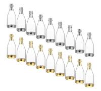 Gogogmee Cajas de Recuerdo para Bodas y Fiestas 20 Piezas 10 Doradas 10 Plateadas Cajas Pequeñas Forma de Botella de Champán para Dulces Embalaje Creativo para Cumpleaños y