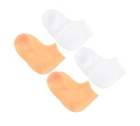 Gogogmee Calcetines sin Dedos para Pies Calcetines Elásticos para El Cuidado de Los Pies Secos durante La Noche Paquete de 2