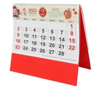 Gogogmee Calendario Chino Pared Dorado Calendario Auspicioso del Año Serpiente Lunar Colgante Tradicional para Decoración de Hogar y Oficina