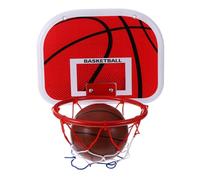 Gogogmee Canasta Baloncesto Infantil de Hierro sin Taladro Tablero Pequeño para Puerta Completo con Aro y Balón para Interior y Exterior Juguete Deportivo para Niñas