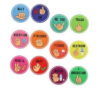 Gogogmee Carteles de Manuales para Aula con Visuales Coloridas para Estudiantes de Infantil y Primaria Herramienta No Verbal para Comunicación y Decoración Inclusiva