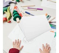 Gogogmee Cartulina A4 Blanca para Manualidades DIY Papel para Tarjetas Pack de 50 Hojas Resistentes para Dibujo Origami y Proyectos Creativos Casa