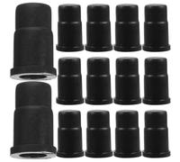 Gogogmee Casquillos De Rueda para Muebles Manguitos del Vástago Rueda Resistente y Grueso Inserto De Casquillo para Enchufe Reemplazo para Muebles 50 Unidades