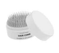Gogogmee Cepillo de Masaje Cabello Blanco Pequeño Portátil Cerdas de Abs y Tpr para Menos Quiebre y Masaje del Cuero Cabelludo Diario