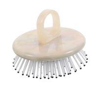 Gogogmee Cepillo de Masaje del Cabelludo con Anillo Antideslizante y de Acetato para Tipo de Cabello y Cuidado Suave del Cabello y Relajación Diaria