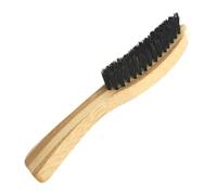 Gogogmee Cepillo para Barba con Mango de Madera Sólido Práctico y Portátil Cerdas Suaves para Limpieza Eficaz para Uso Casa y Barberías Profesionales