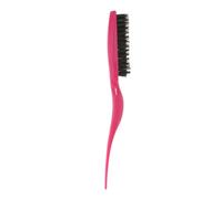 Gogogmee Cepillo Para Cabello Con Cerdas De Jabalí Diseño Ergonómico Punta Afilada y Suave Para Peinar y Volumen Compacto Color Negro Ligero y Portátil Para Salones y Uso Diario