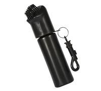 Gogogmee Cepillo para Palos de Golf Rociador Integrado Cepillo de Limpieza Práctico de Plástico Duradero Color Negro Tamaño Compacto Adecuado para Accesorios de Golf y Limpieza Campo
