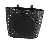 Gogogmee Cesta Delantera para Bicicleta Infantil Cesta Plástica Resistente con Correas Ajustables Soporte de Almacenamiento para Accesorio Práctico para Bicicletas