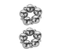 Gogogmee Cierres Magnéticos de Aleación de Zinc 8Mm 10 Piezas para Pulseras y Collares DIY Hebillas Esféricas Plateadas Estilo Nórdico Accesorios de Joyería para Manualidades y Bisutería