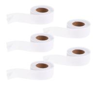 Gogogmee Cinta Termofusible para Dobladillos de Ropa 3.5 Cm X 5 M, Diseño Espina de Pescado, 5 Rollos para Costura Profesional, Accesorios para Máquina de Coser y Confección de