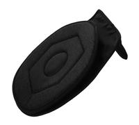 Gogogmee Cojín Asiento Giratorio Grueso Grados para Coche Diseño Acolchado con Plisada Soporte Cómodo para Adultos Embarazadas y Personas Mayores Accesorio Interior Negro
