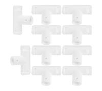 Gogogmee Conector de Soporte para Bañera Plegable 3 Vías 20 Mm Plástico Pp Resistente al Calor 10 Piezas Repuesto Montaje Rápido para Bañeras de Ñiño Portátil y Viaje