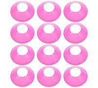 Gogogmee Conos de Disco para Entrenamiento de Fútbol 125 CM Rosa Fucsia 20 Piezas Apilables para Agilidad y Ejercicios Deportivos Portátiles para Fútbol Baloncesto y Fitness