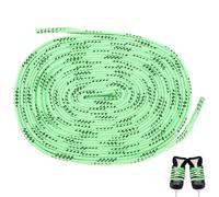 Gogogmee Cordones para Patines de Hockey de Hielo Antideslizantes Planos Resistentes al Desgaste Poliéster Color Verde 244 CM para Deportes de Equipo y Uso en Patinaje sobre Hielo