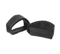 Gogogmee Correas para Pedales de Bicicleta de Piñón Fijo Negras Ajustables y Duraderas Par de Cintas para Reposapiés Resistentes al Desgaste Accesorio Práctico para Ciclismo Urbano y