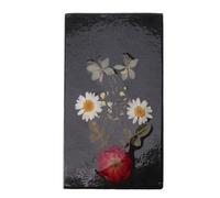 Gogogmee Cuaderno de Flores Secas Negro 67 Hojas Libreta de Notas Diario Creativo para Escribir Libro de Diario para Hogar Escuela y Oficina Cuaderno para Poesía y Bocetos