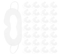 Gogogmee Cubiertas Desechables para Ojos Vr de Tela No Tejida, Absorbentes de Sudor y Barrera contra Polvo y Grasa para Juegos y Configuraciones Compartidas, Paquete de 50