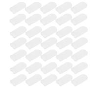 Gogogmee Dedales Protectores Transpirables para Limpieza Dental de Mascotas 200 Unidades Tejido No Tejido Patrón de Perlas Funda para Pulgar y Dedos Kit para Cuidado Bucal de Perros y