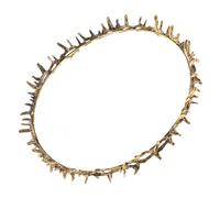 Gogogmee Diadema de Reyes Dorada para Fiestas y Eventos, Diseño Metálico Unisex de Uso Prolongado Estilo Exquisito y Distintivo para Mujeres y Adultos