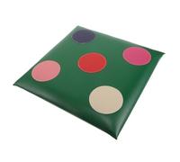 Gogogmee Diana de Esgrima Portátil Verde sin Marco 37 Cm para Práctica de Tiro con Flechas y Entrenamiento de Esgrima en Casa, Escuela y Club, Tablero de Madera y PU para Mejorar Precisión