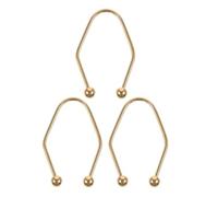 Gogogmee Ejercitador Facial para Mejillas con Huecos de Acero Inoxidable 3 Piezas Herramienta Portátil para Mujer en Casa